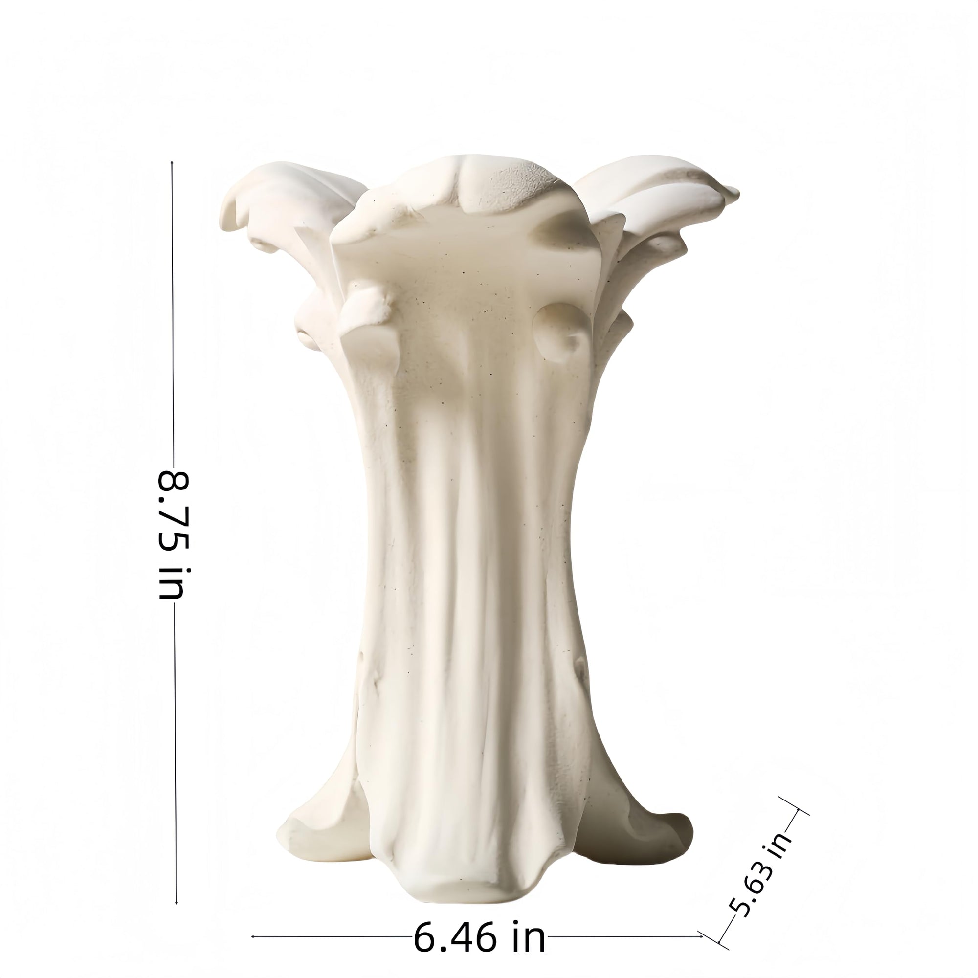 Modern Ceramic vases, Wave Shape Design, 8.74x6.46 x 5.63 inches,can Decorate The Living Room,Dining Table and Other Spaces, Suitable for Modern, Classic, Pastoral Style Interior Decoration